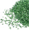 sourcing map 20g Crushed Glass Chips 1-3mm unregelmäßig metallisch Glitzerglas Rasengrün