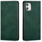 QLTYPRI Case for iPhone 11, Premium PU Leather Cover TPU Bumper with Card Holder Kickstand Hidden Magnetic Adsorption Shockproof Flip Wallet Case for iPhone 11 (6.1 inch) - Green