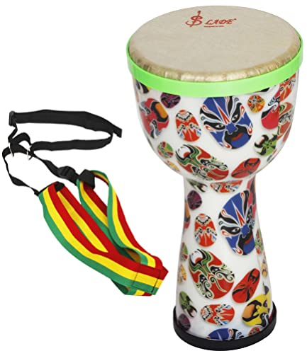 Vaguelly 8 Zoll Afrikanische Trommel Bongo-trommel Kongo-trommel Mahagoni Kongo-trommel Aus Mahagoni Afrikanischer -schultergurt Professionelle -trommel Djembe Schlagtrommel Kind Musik Abs