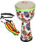 Vaguelly 8 Zoll Afrikanische Trommel Bongo-trommel Kongo-trommel Mahagoni Kongo-trommel Aus Mahagoni Afrikanischer -schultergurt Professionelle -trommel Djembe Schlagtrommel Kind Musik Abs
