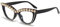 LJCZKA Vintage Blaulichtfilter Katzenaugen Perlen Brille Damen - Retro Ohne Stärke, Kleine Mit UV-Schutz