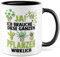 Tasse Pflanzen Geschenk Ja ich brauche diese Pflanzen, Kaffeetasse Gärtner Topfpflanze Blumen-Liebhaber, Geschenkidee Büro Deko lustig Garten Kaffee-Becher (Weiß/Schwarz)