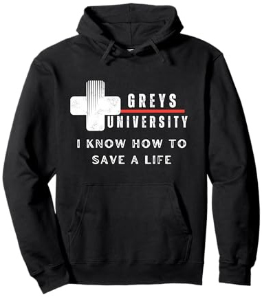 Ich weiß, wie man eine Life Greys University rettet Pullover Hoodie