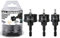 Vearter Bi-Metal Hole Saw Set 3PCS, 21-33mm Cobalt M42 Bimetal Circular Hole Drill Kit Hex Shank, Thin Wall Wood Drill with Arbors, for Wood, Metal, Copper, Plaster, PVC, Steel Plate, Drywall