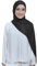 Lina & Lily Damen Hijab Kopftuch Schal mit Glanz-Schimmer Für Muslimische Frauen (Schwarz)