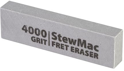 StewMac Gitarren-Bund-Radiergummi, Körnung 4000, Grau