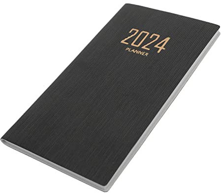 SEWACC 2St Tagebuch Planer Zeitschrift Zeitplan Englischer Terminplaner notizbuch mit kalender notenheft für notizzettel das Notebook Notizbücher Planer-Organisator Papier Black