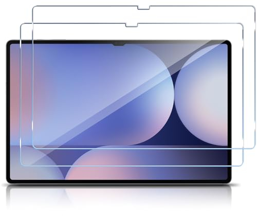 Haofun Protection Écran en Verre Trempé pour Samsung Galaxy Tab S10 Ultra/S9 Ultra/S8 Ultra, 2 Pièces Film de Protection, 9H Dureté Anti Rayures, HD Clair Transparent Protecteurs D'écran