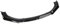 HCXYSZLB Auto Frontlippe Frontspoiler für VW Golf 6 GTI Golf 7 Golf, Frontstoßstange Spoiler Protector Splitter Kit Frontspoiler Lippe Auto zubehör Frontlippe Spoiler,A-Black