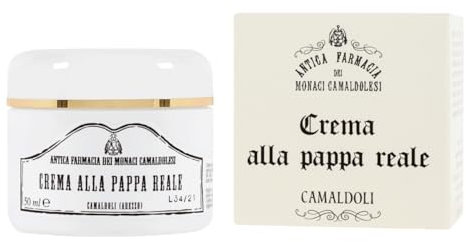 Creme mit Gelée Royale 50 ml – pflegende Creme für trockene oder normale Haut – Anti-Aging und regenerierend – hergestellt von Antica Farmacia dei Monaci Camaldolesi