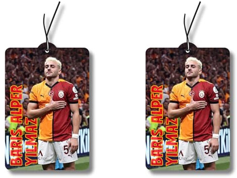 2x Baris Alper Yilmaz Galatasaray Duftbaum Auto Fussball, Auto Duftspender, Duftbaum Auto tuning, car air freshener, Duftanhänger Auto, Duftbaum Set Auto