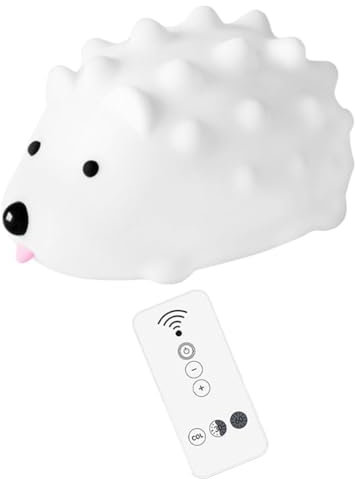 Angoily 2w Led Luminous Intelligente Igel Nachtlicht Usb Aufladbare Silikon Lampe Mit Farbwechsel Für Kinderzimmer Dimmbar Und Tragbar Als Nachttischlampe Oder Dekorationslicht