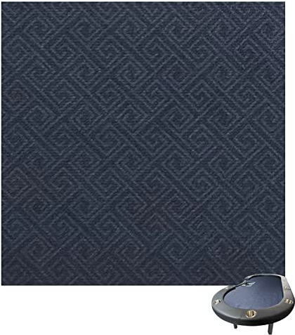 BALIKEN Texas Holdem Filzmatte, professionelle Spielmatte, staubdicht, professionelle Glücksspiel-Tischdecke, waschbar und bügelbar, Grau, Größe S, 274 x 142 cm