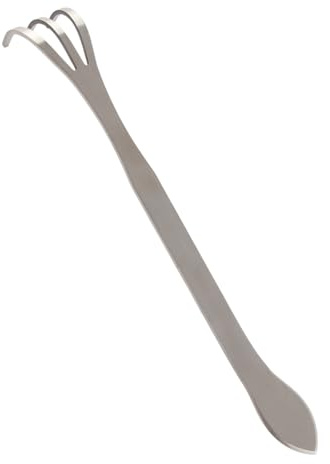 Edelstahl-Bonsai-Rake, Ergonomischer Griff 3 Stecker Wurzel Rake Lockern Bodenwerkzeuge für Gärtner mit Effizientem Mehrzweck-Dienstprogramm, Einfacher Lagerung und Komfort-First-Handhabung