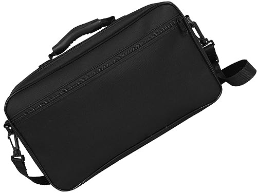 Oboenhandtasche aus Oxfordstoff mit Großem Fassungsvermögen | Schwarze Tragetasche für Oboe, Praktische Aufbewahrung für Instrumentenzubehör, Geeignet für Zuhause