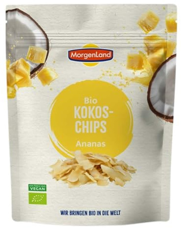 MorgenLand Kokoschips, Ananas, 55g