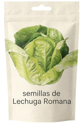 Semillas de Lechuga Romana para Cultivo en Balcón DECOALIVE | Ideal para Ensaladas