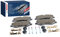 Bosch Automotive BP1231 Bremsbeläge - Vorderachse - ECE-R90 Zertifizierung - vier Bremsbeläge pro Set, 0 986 494 582, black