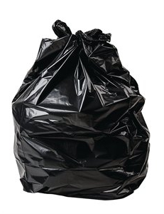 200 x Jantex Heavy Duty Bin Bags Black (Pack of 200) - Heavy Duty General Waste 80Litre 15kg Refuse Sacks Bin Liners Bin Bags