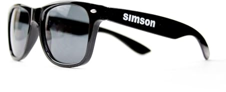 Sonnenbrille m. Kunststoffgestell, schwarz, UV400-Sonnenschutz - Material: Polycarbonat - Bügel beidseitig bedruckt | Bügel beidseitig bedruckt MZA Nummer 83089C