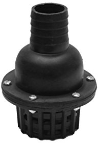 WITTKOWARE Saugkorb/Ansaugfilter mit Rückschlagventil und Schlauchanschluss 1½ (40 mm)
