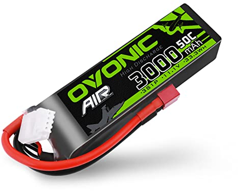 OVONIC Lipo 3S 3000mAh 50C 11.1V con spina a T stile Dean per RC Aereo Elicottero Auto Camion Truggy RC Hobby FAI DA TE