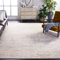 SAFAVIEH Zeitgenössische Teppich für Wohnzimmer, Esszimmer, Schlafzimmer - Adirondack Collection, Kurzer Flor, Beige und Schiefer, 244 X 305 cm