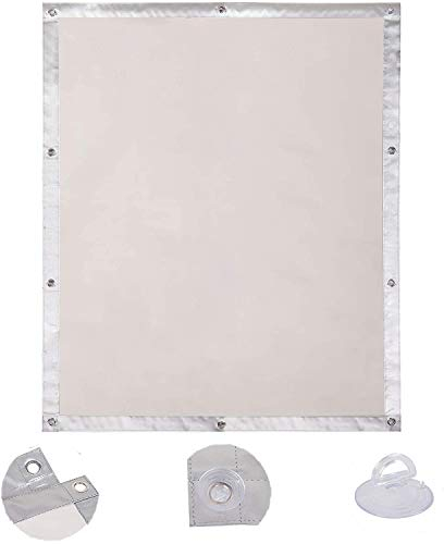 EUGAD Tende a Rullo Lucernari Tenda Protezione Solare per Tetto Finestra Oscurante Avvolgibile con Ventose Senza Foratura 76x93 cm Beige 0049TCL