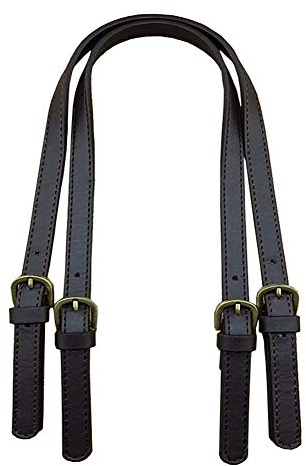 Asudaro 2er Set Trageriemen Taschenhenkel PU Leder Taschengriffe Schulterriemen Taschenbügel Handtasche Riemen Ersatz Griff Schultergurte Lederriemen DIY Taschenzubehör 65-71cm-Matte Schwarz