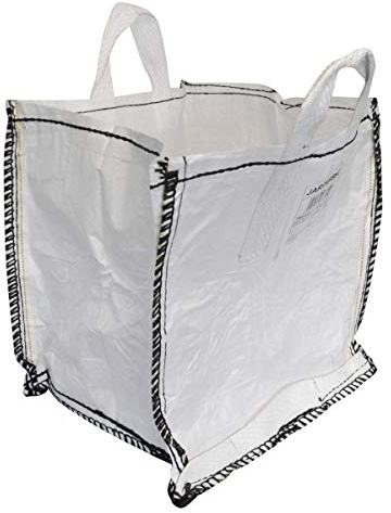 Jardibric - Sac à Gravats 200 kg 50 x 50 x 50 cm en Polypropylène (PP) 120 g/m² - 2 Anses de 100 mm, Anti-UV, Indéchirable et Polyvalent