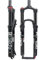 DFWYG MTB Luft-Federgabel, 26/27.5/29Zoll fahrradgabel federgabel Federung mit Speed Lockout Funktion Gabel/Federweg: 100 mm HSGAV,Schwarz,27.5inch,