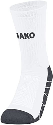 JAKO Unisex Trainingssocken Motion, Weiß/Grau, L-XL EU
