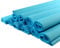 Netuno 10 rollos de papel crepé azul claro 200 x 50 cm papel para manualidades decoración fiestas bodas cumpleaños DIY envoltorios regalo carnaval Pascua Navidad
