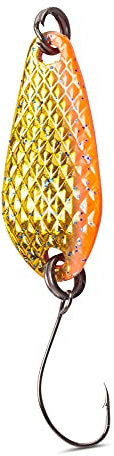 Iron Trout Deep Spoon 4g Forellenblinker, Sänger Farbe:Metallic Yellow