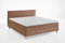 ATLANTIC home collection Boxbett inklusive Rost und Federkernmatratze, Polyurethan, Karamell, 160 x 200 cm