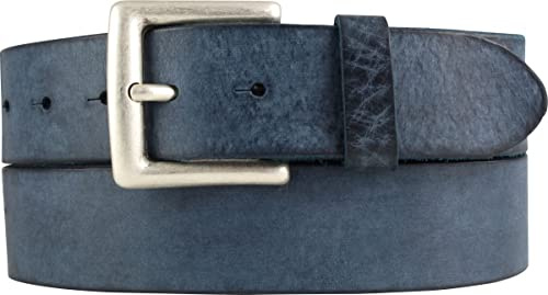 BELTINGER Premium Weicher Vollrindledergürtel, 40 mm breit, Used Look, Jeans & Hosen, Vintage Stil, Made in Italy, Casual und Office