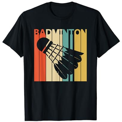 Klassischer Badminton Sport Vintage T-Shirt