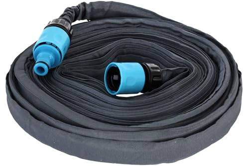 Garten Bewässerungsschlauch 15 m mit Anschluss-Armatur Tropfschlauch