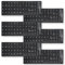 JEYORZY Tastaturaufkleber, 6 Stück italienische Tastaturaufkleber, italienische Layout-Konvertierungs-Tastaturaufkleber, Geeignet für Jede Standard-Tastatur, Laptop-Tastatur (Schwarz)