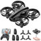 Tomzon Kinderdrohne mit Kamera, 1080P HD Anfängerdrohne unter 100g für Indoor, 3 Akkus Lange Flugzeit, Propellerschutz,Höhenhalten,Werfen-Go,3D-Flip,Rotation Geschenk Jungen Mädchen (Schwarz)