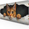 Speed Gaming Mauspad 1200 x 600mm, XXL Mousepad, Tischunterlage Large Size Groß, verbessert Präzision und Geschwindigkeit, abwaschbar - für Microsoft Maus und Tastatur Gelb Katze