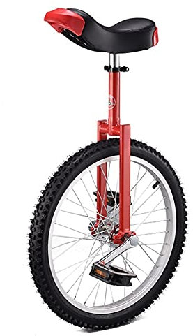 20 Zoll Rad Einrad für Erwachsene, Balance Exercise Fun Bike Fitness Scooter Zirkus - Verstellbarer Sitz, unterstützt bis zu 150kg/330lbs