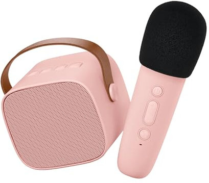 Karaoke Set Rosa - Bluetooth Box e Micro