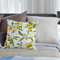 KHWEJ Kissenbezüge 40x40 cm,Natur, blühende Zitrone Holzpflanze Romantik Lebensraum Zitrus frischen Hintergrund,Zierkissenbezug Cushion Cover Couch Wohnzimmer Außenbereich Deko