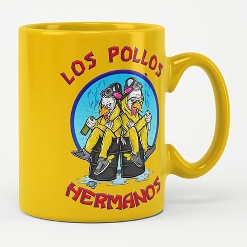 Breaking Bad Walter And Jesse Hermanos None Tasse gelb