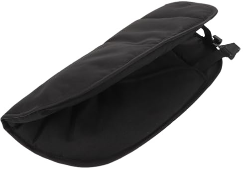 Toyvian Winddichter Fußsack für Kinderwagen Universelle Schutzhülle Warme Babyfußsack für Neugeborene und Kleinkinder Schwarzer Überzug für Kaltes Wetter