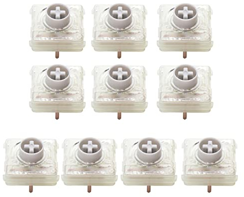 Cherrys Low Switches RGBs Rot/Silber für mechanische Tastaturen, Laptop-Tastaturen, individuell, Spiel-PC, flaches Profil
