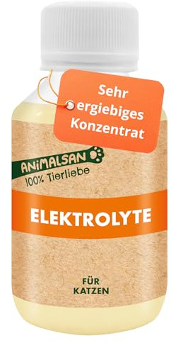 Elektrolyte für Katzen bei Flüssigkeitsverlust & Belastung, 100 ml | Elektrolytlösung mit Taurin – Katzendrink zum Aufpäppeln, Vitaldrink