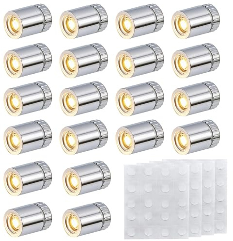 20 Stück Mini LED Licht, Miniatur Lichter Kleine LED Licht für Puppenhaus Beleuchtung, Vitrinen, Spielzeug Bausteine, Laternen, DIY
