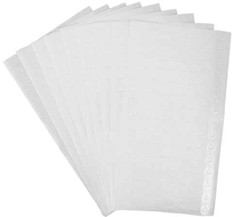 Toddmomy 1000pcs Blind Triangle Warning Markers Tactile Braille Signage Labels BOPP Self-Adhesive Triangle Stickers for Drawers and Household Items, Blind Individuals, Public Areas
